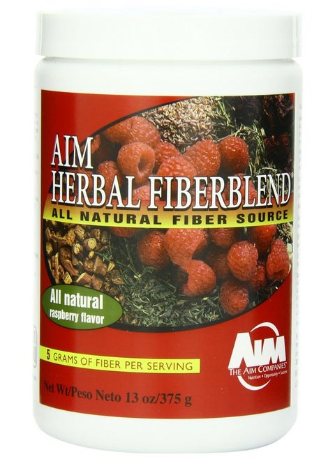 AIM Herbal Fiberblend Raspberry Powder 13 oz.