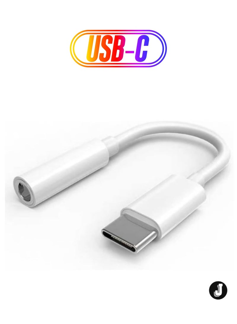 JAJEEK "USB Type C to 3.5mm Female Headphone Jack Adapter - Aux Audio Cable for Seamless Connectivity" - Image 1