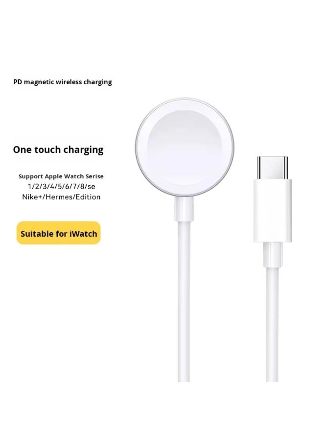 Pixel Essentials Apple Watch Fast Charger Cable 5W – Magnetic USB-C / , Fast Charging, Low-Temperature Safe Charging, Compatible with Apple Watch Series 1–9, SE, Ultra - Image 4