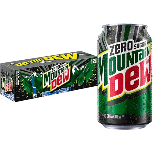 Mountain Dew Zero Sugar Soda, 12oz Cans (12 Pack) - Image 1