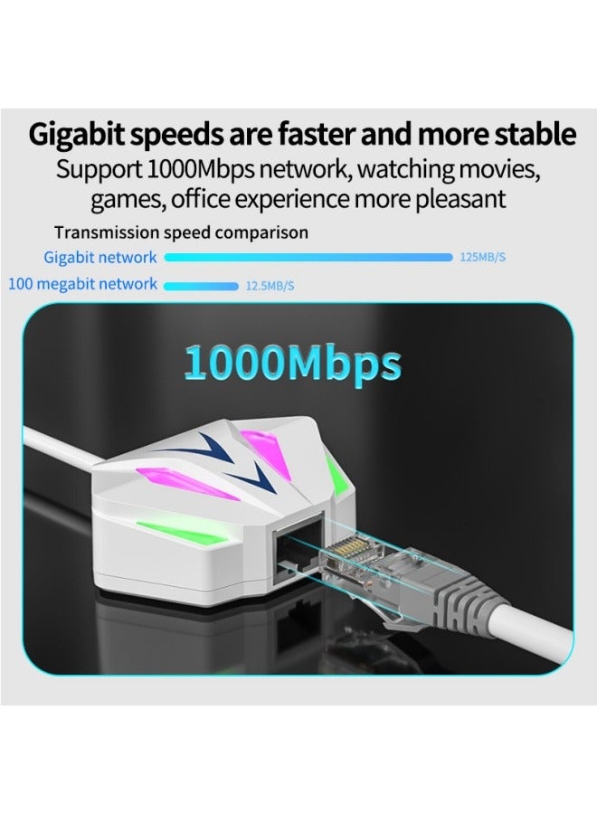 General usb to network port typec network cable adapter port rj45 laptop wired converter external gigabit network card  - Image 3