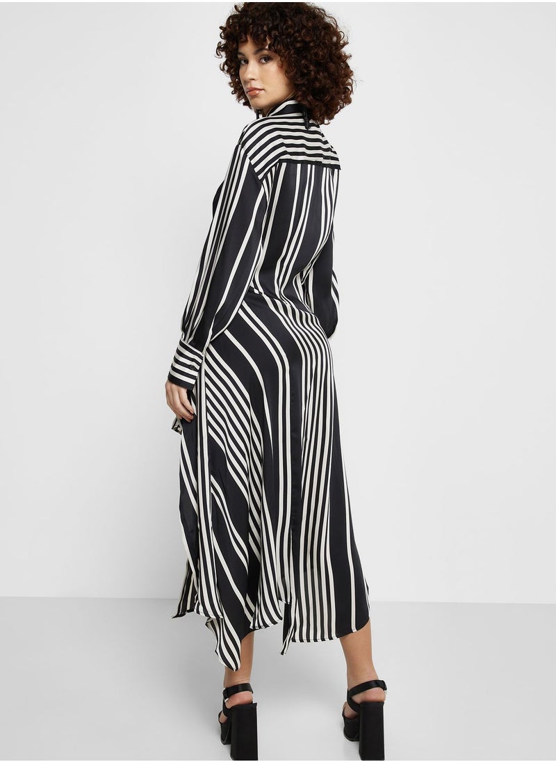 TOPSHOP - Striped Shirt Dress - Image 1