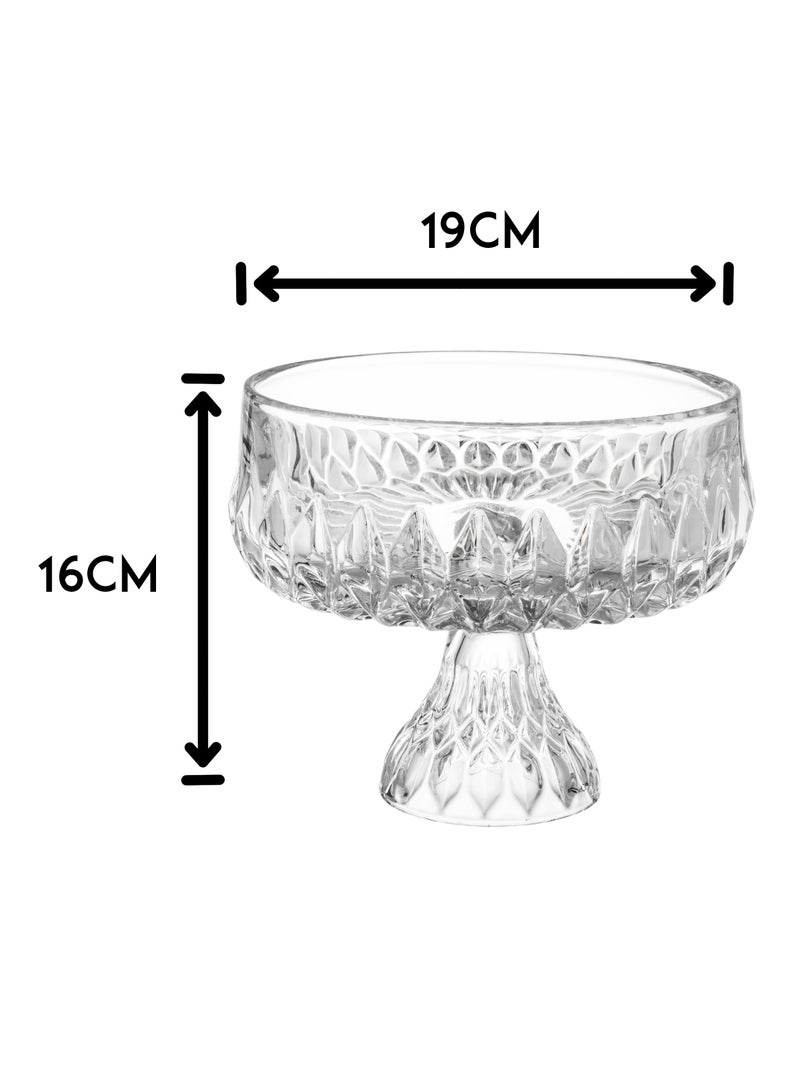 Safa Candy and chocolate holder with clear glass base - Image 4