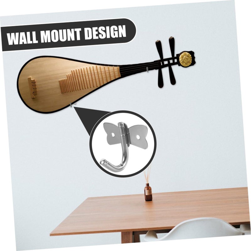 Sturdy Stainless Steel Wall Hooks For Coats Towels Bathroom Entryway - Image 4
