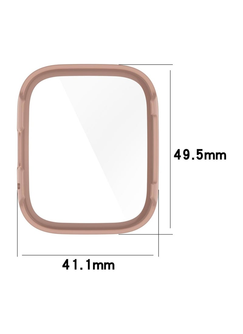 Generic - Case for Redmi Watch 3 Active and Redmi Watch 3 Lite Case PC Case with Screen Protector for Redmi Watch 3 Active and Redmi Watch 3 Lite Case (Transparent) - Image 1