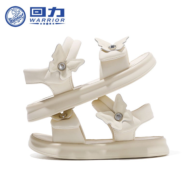Children'S Sandals 2025 Summer Girls Easiest For Match Casual Sandals Butterfly Cute Princess Shoes - Image 2