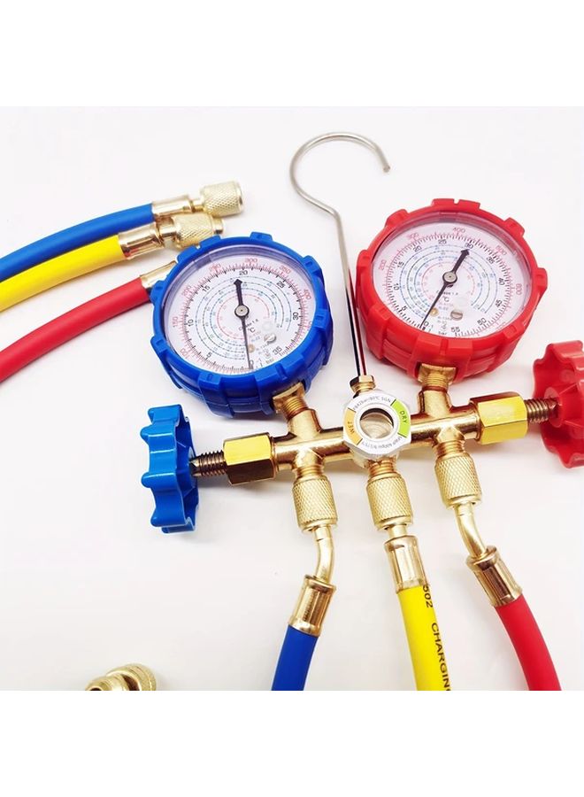 3 Way Air Conditioning Manifold Gauge Set Pressure Gage for R410A R134a R32 R22 - Image 5