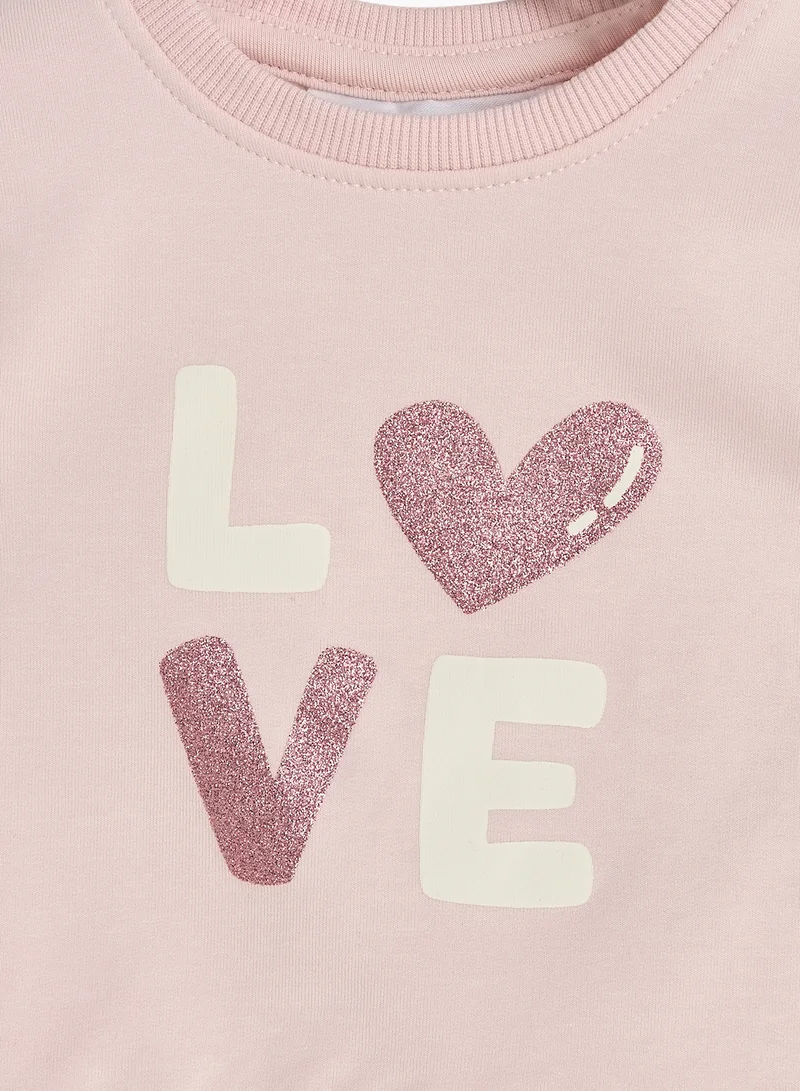 Name It Lotus Love Kids Long Sleeve Regular Fit Sweatshirt for Women | Best Price UAE