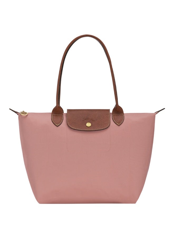 Longchamp Le Pliage Medium Tote Bag, Dusty Pink, Foldable, Waterproof Composite Fabric - Image 1