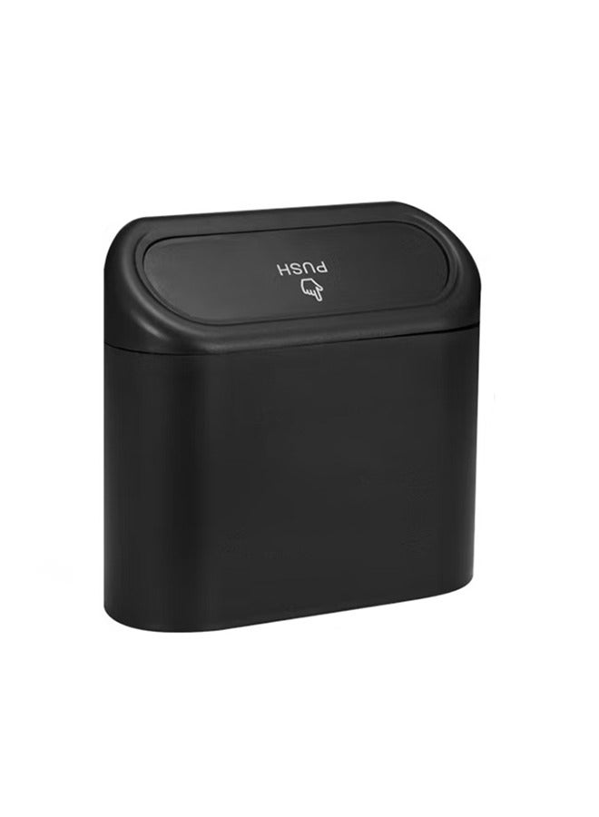 Generic Car Trash Can with Lid, Mini Auto Dustbin Garbage Organizer , Automotive Garbage Container Bin for Vehicle, Home, Office  - Image 2