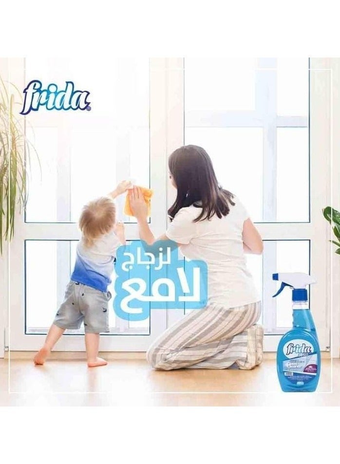 Frida Glass Cleaner Pack of 2 600 ml  (Packaging May Vary) - Image 4