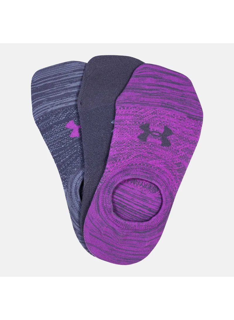 UNDER ARMOUR Women's UA Breathe Lite Ultra Low Liner Socks (3 Pack)