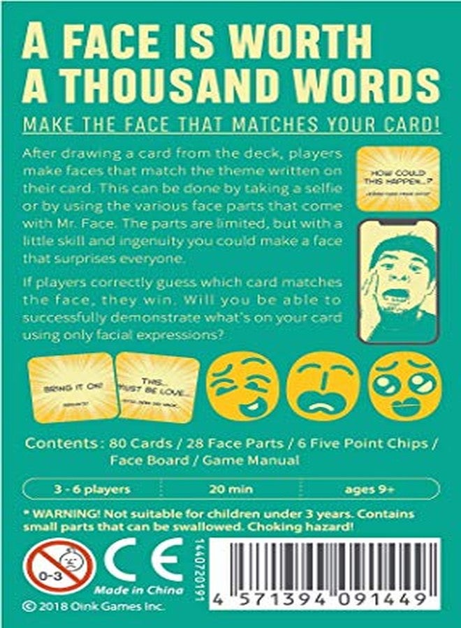 Oink Games Mr. Face - Japanese Facial Expression Guessing Game | Ages 9+ | Create Funny Faces - Image 5