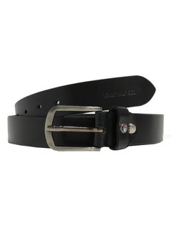 LAVERI LEATHER GENUINE LEATHER 30 MM FROMAL BELT FOR UNISEX IN BLACK  - Image 1