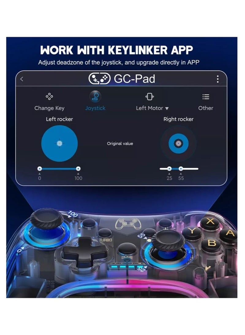 Wireless Bluetooth Switch Controller Gamepad Joystick for Nintendo Switch Pro and OLED - Image 3