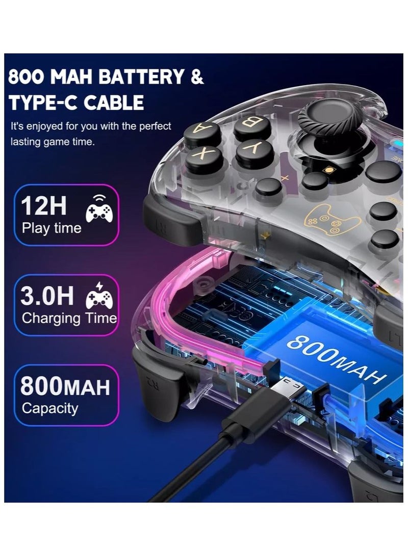 Wireless Bluetooth Switch Controller Gamepad Joystick for Nintendo Switch Pro and OLED - Image 5