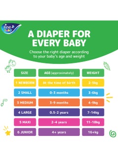 Fine Baby Diapers Size 6  16+ kg Junior 216 Diapers  - Image 5