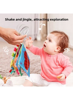 Generic Baby Vision Inspires Black And White Label Cloth Book Early Education Educational Baby Toys Enlightenment Cognition 0-6 Months 1-Color:Color Label Cloth Book  - Image 5