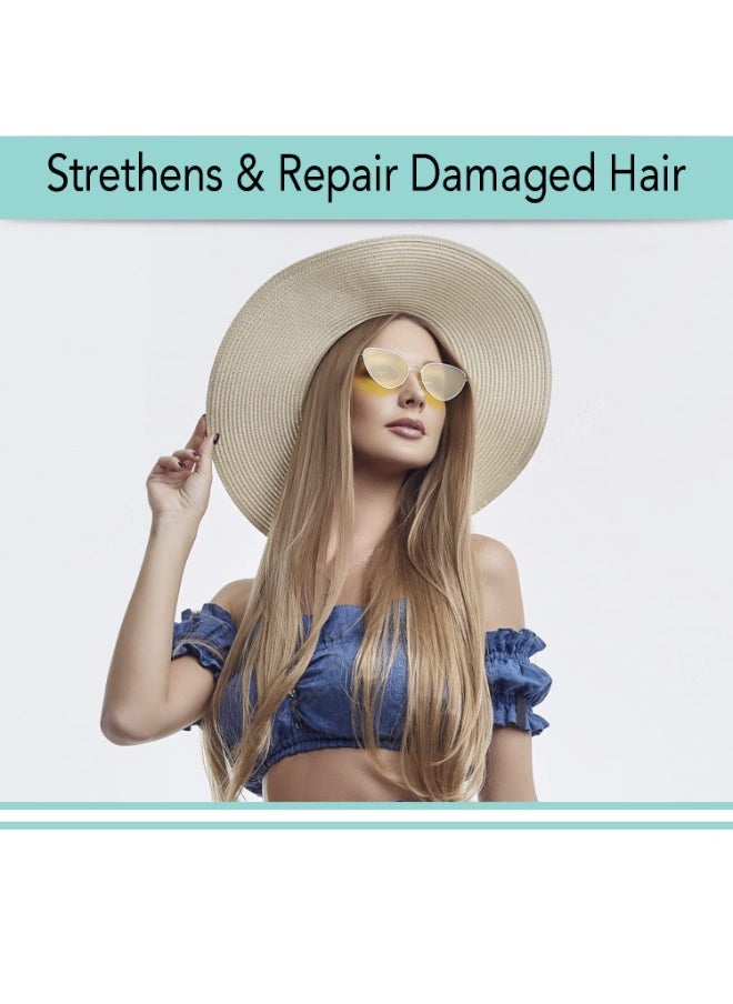 Keratine PROFESSIONAL Hair Mask(Conditioner) Infused with Keratin, Almond Oil, Jojoba Oil and Shea Butter for Curly Wavy and Straight Hair - Mask for Dry Damaged or Color Treated Hair  - Image 3
