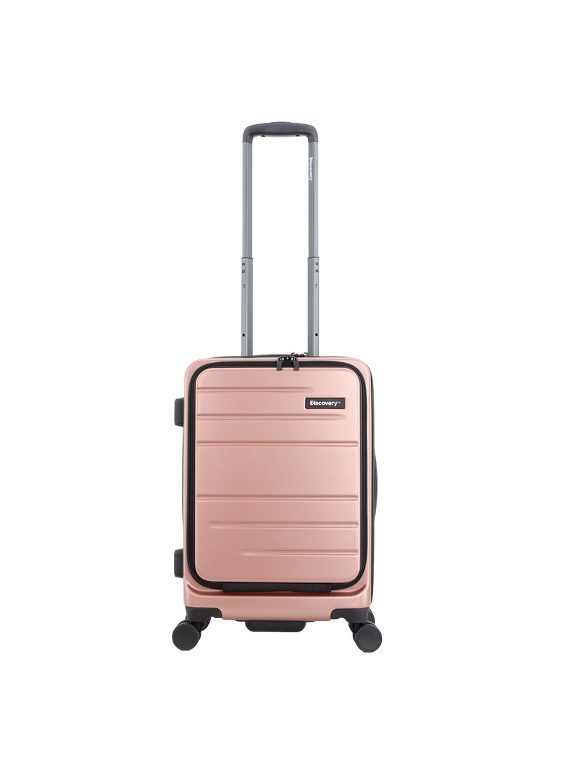 Discovery Patrol Hardside  20" Carry-On Small Cabin Business Travel Suitcase/ Front Open Laptop Compartment, 100% PC Lightweight Hard Shell Luggage, 4 Double Wheel, TSA Lock Trolley Bag Pink. - pzsku/Z2D1AC9D935C1AE872DA0Z/45/_/1720614887/84d686d9-0f1c-4fc4-8144-8b77c2960fa0