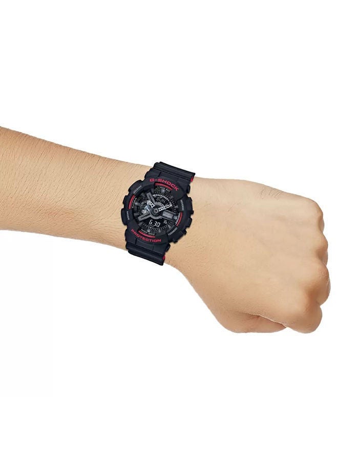 CASIO G_Shock Resin Analog+Digital Wrist Watch GA-110HR-1ADR - Image 2