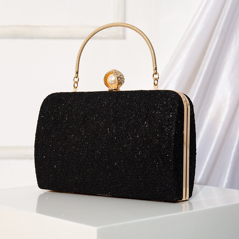 Cheongsam Women'S Bag Wedding Bridal Bag Dress Handbag Chain Bag Lace Decoration Retro Light Luxury - Image 1