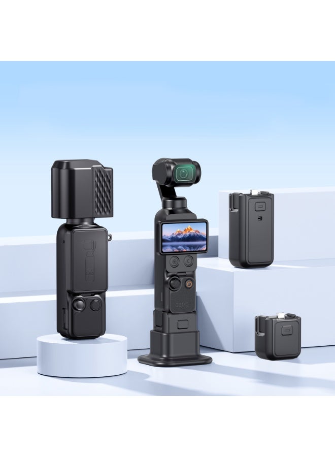 اكسيسن حافظة سيليكون لجهاز DJI Osmos Pocket 4، مجموعة من 6 قطع من الملحقات الواقية لجهاز DJI Pocket 4 مزودة بحبل أمان لمنع الضياع - Image 3
