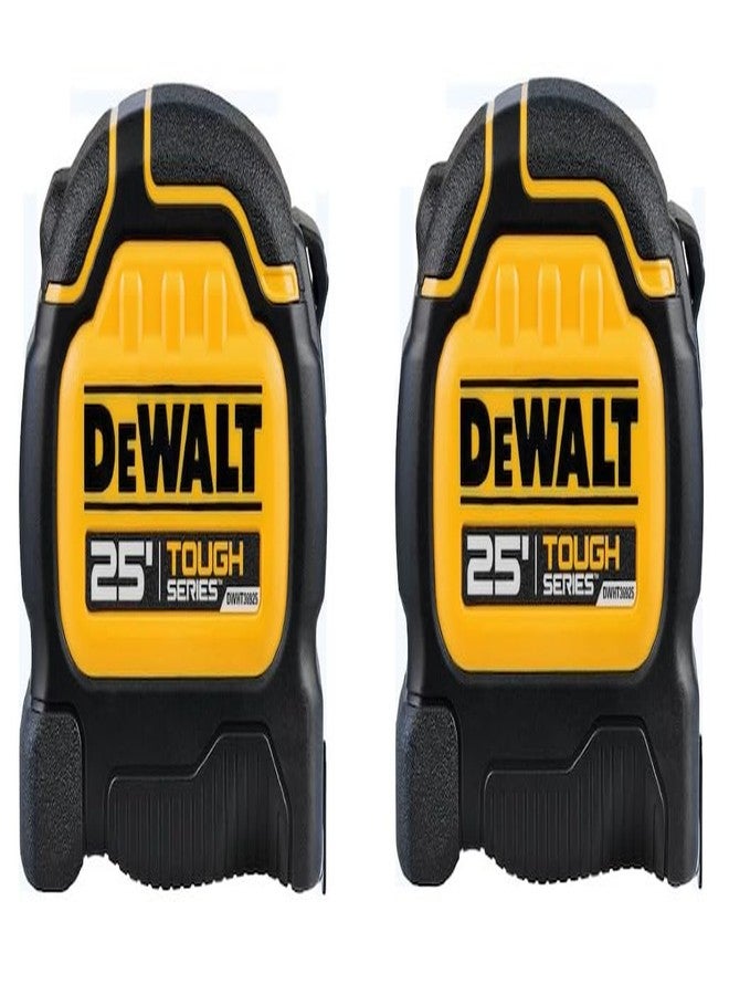 Dewalt ToughSeries 25 ft Tape Measure - 2 Pack - Image 1