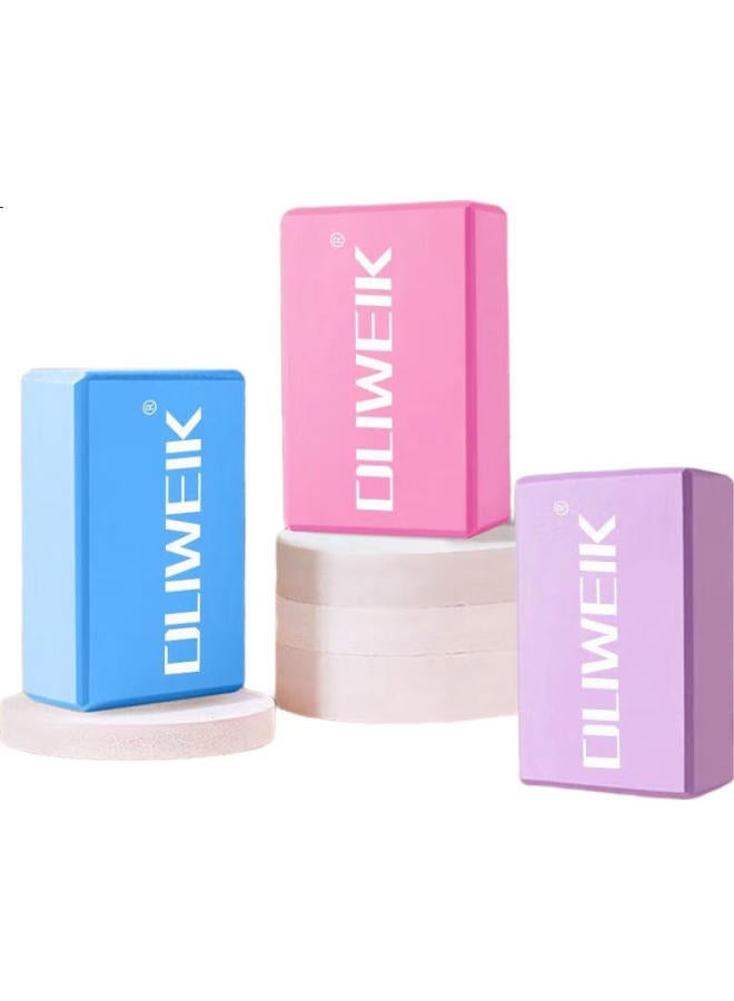 Dweck Yoga Block, High-Density Eva Purple Eco-Friendly Yoga Accessory, Foam Block, Dance Aid, Purple - Image 2