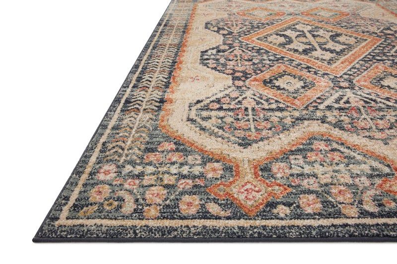 Loloi Jocelyn Collection JOC-05 Navy/Multi 6'-7" x 9'-7" .38" Thick Area Rug - Image 4