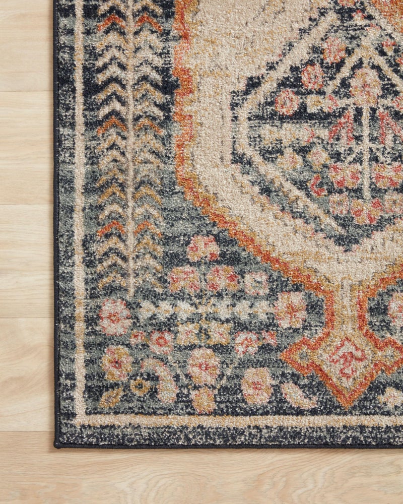 Loloi Jocelyn Collection JOC-05 Navy/Multi 6'-7" x 9'-7" .38" Thick Area Rug - Image 5