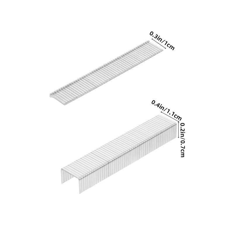 2000pcs Metal Staples Set for DIY Stapler and Woodworking Includes 1000pcs Door Frame Staples + and Carpentry Projects - Image 2