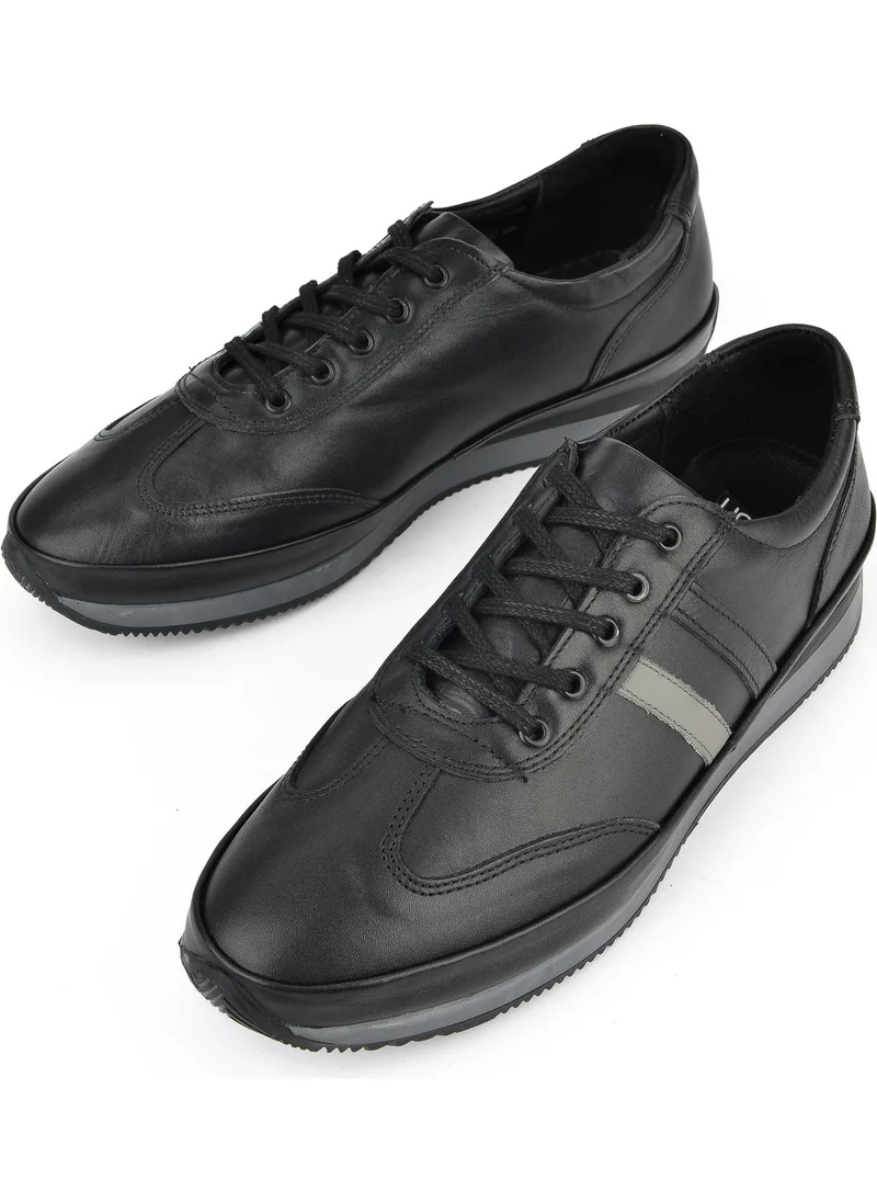 Ziya Men's Leather Sneaker 143423Z78 Black