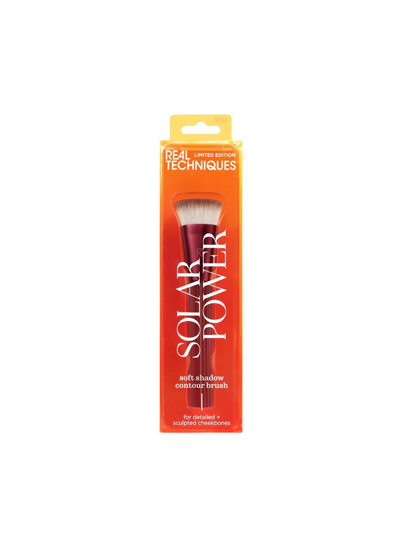 REAL TECHNIQUES Solar Power Soft Shadow Contour Brush Pink - Image 1