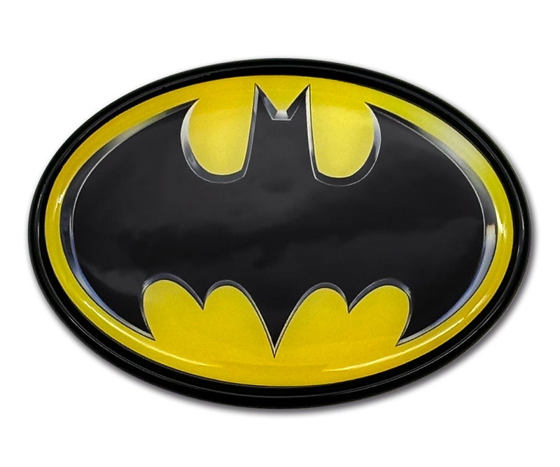 Elektroplate Offically Licensed DC Comic Batman All Metal Emblem for Cars Trucks and All Auto Universal Fit at 33 x 23 Weatherproof
