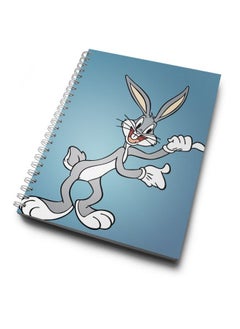 LIT Bugs Bunny Funny Pose Cartoon Network 90s Printed Spiral Notebook  - Image 2