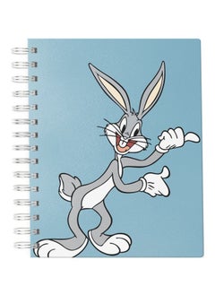 LIT Bugs Bunny Funny Pose Cartoon Network 90s Printed Spiral Notebook  - Image 1