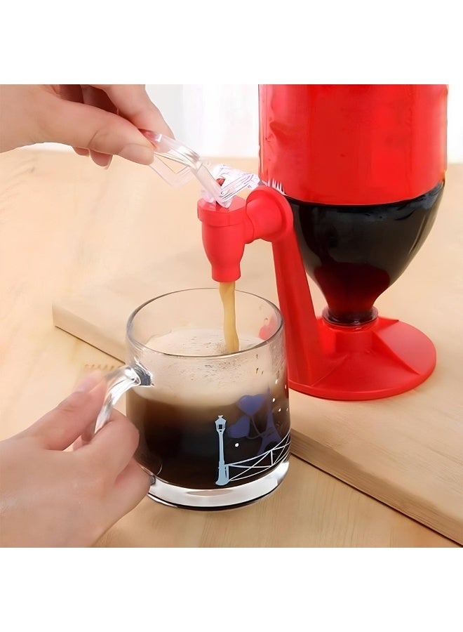 موزع مشروبات غازية – فizz Saver – لون أحمر – يحافظ على الفوران  - Image 2