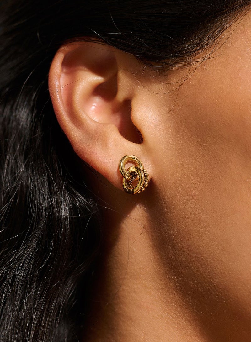 OLIVIA BURTON Round Link Earrings  - Image 4