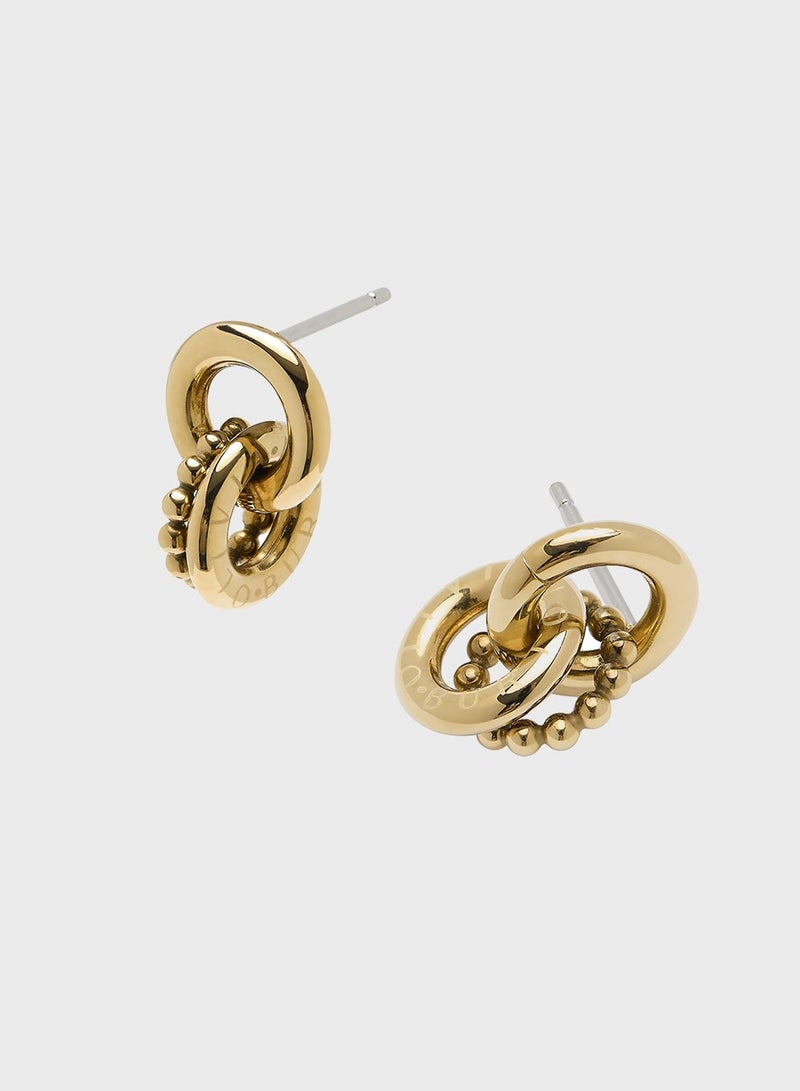OLIVIA BURTON Round Link Earrings  - Image 3