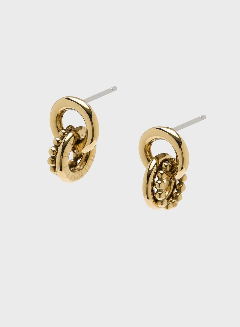 OLIVIA BURTON Round Link Earrings  - Image 2