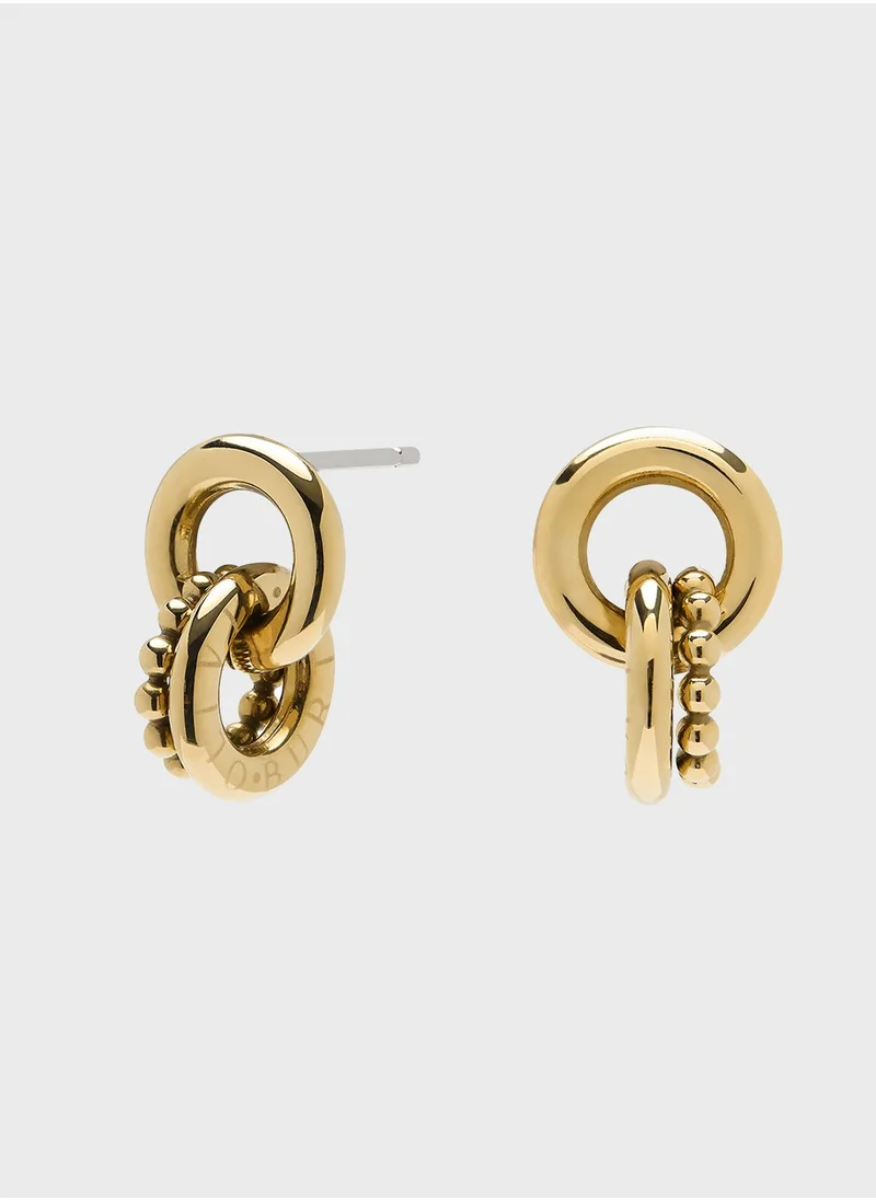 OLIVIA BURTON Round Link Earrings