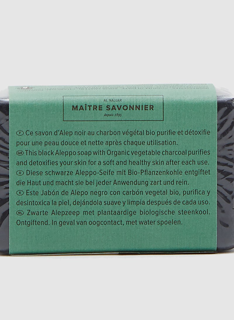 najel Aleppo Soap with Organic Charcoal Purifying Soap for Face, body & hair - 100g - Image 4