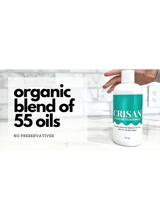 CRISAN 16oz Extreme Hair Growth and Strengthening Oil for Men and Women (16 fl oz) - Image 5