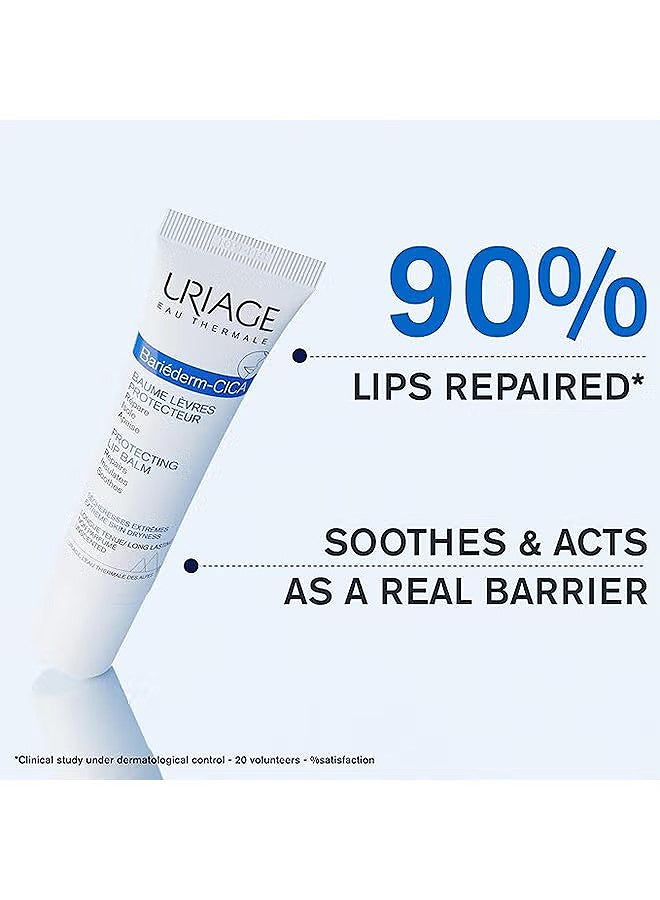 Uriage Ea Thermale Bariederm Cica Repairing Lip Balm, Instantly Soothes Dry Chapped Lips, Lip Soothing Essence Lip Cream 15ML - Image 2