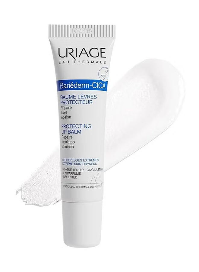 Uriage Ea Thermale Bariederm Cica Repairing Lip Balm, Instantly Soothes Dry Chapped Lips, Lip Soothing Essence Lip Cream 15ML - Image 1