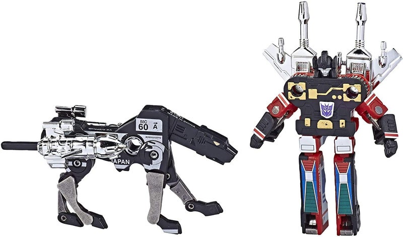 POWER RANGERS Transformers: Vintage G1 Cassette 2-Pack Decepticons Ravage and Rumble Collectible Figures - Image 3