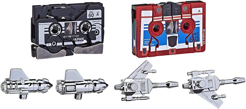POWER RANGERS Transformers: Vintage G1 Cassette 2-Pack Decepticons Ravage and Rumble Collectible Figures - Image 2