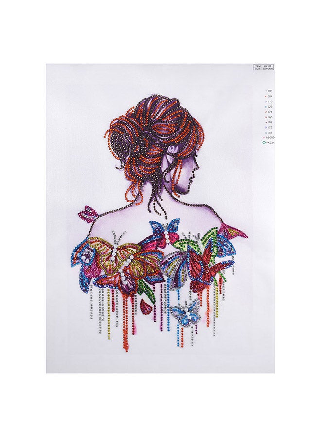 Multicolor 5D Diamond Painting Kit Needlework DIY Home Decor 30 by 40 Centimeters - Image 1