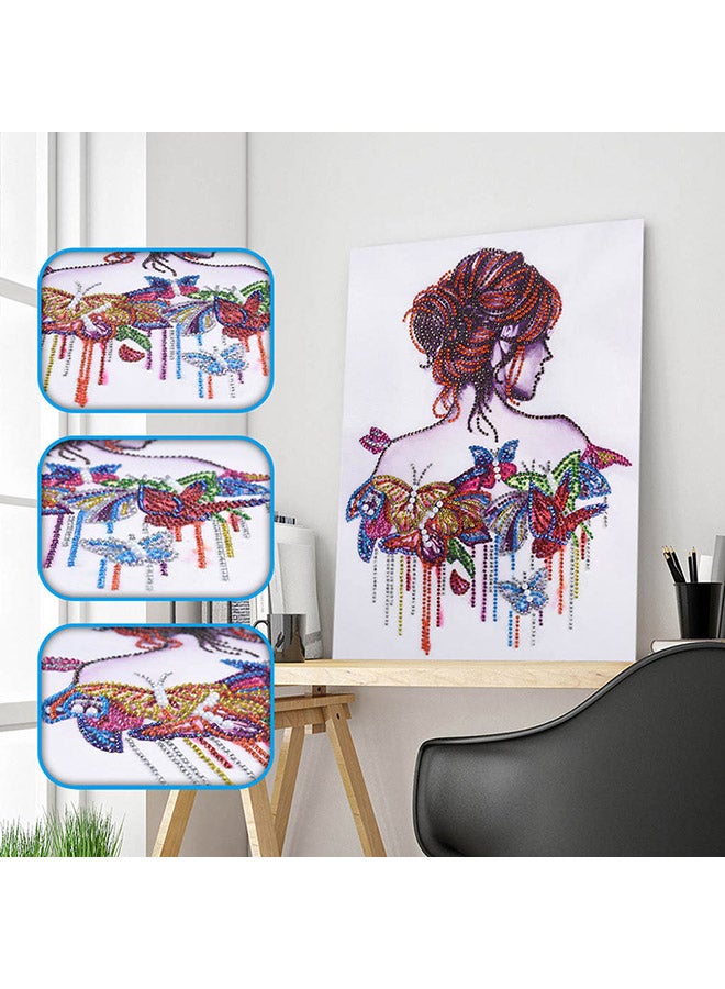 Multicolor 5D Diamond Painting Kit Needlework DIY Home Decor 30 by 40 Centimeters - Image 4